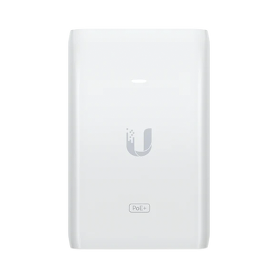 Adaptador PoE Ubiquiti (48 VDC, 0.65A) puerto Gigabit, ideal para equipos UniFi