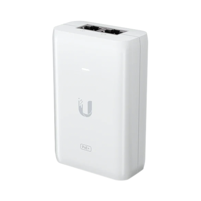 Adaptador PoE Ubiquiti (48 VDC, 0.65A) puerto Gigabit, ideal para equipos UniFi