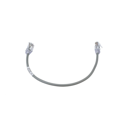 Cable de Parcheo TX6, UTP Cat6, Diámetro Reducido (28AWG), Color Gris, 1ft