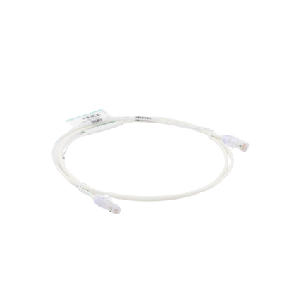 Cable de Parcheo TX6, UTP Cat6, Diámetro Reducido (28AWG), Color Blanco Mate, 5ft