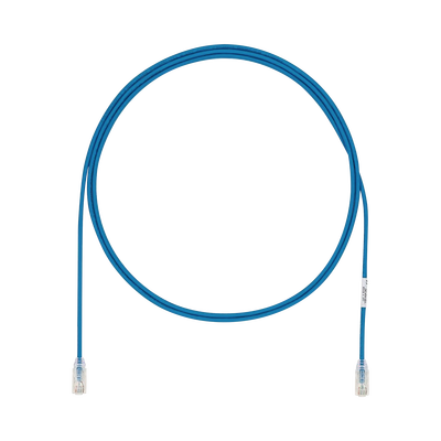 Cable de Parcheo UTP Cat6A, CM/LSZH, Diámetro Reducido (28AWG), Color Azul, 10ft