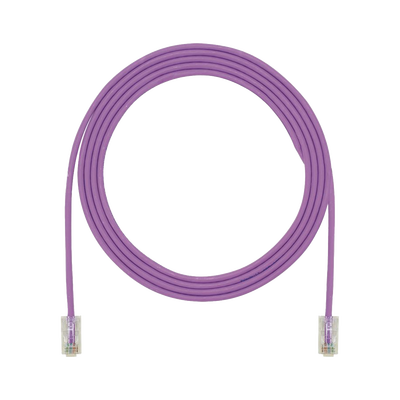 Cable de Parcheo UTP, Cat6A, 24 AWG, CM, Color Violeta, 15ft