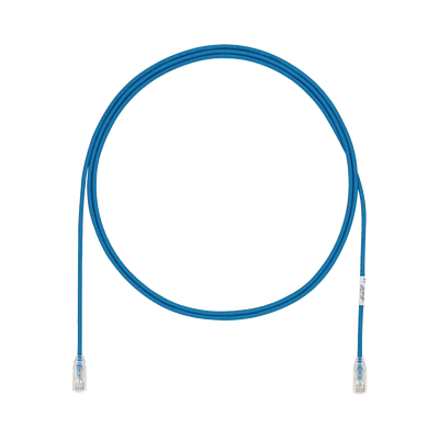 Cable de Parcheo UTP Cat6A, CM/LSZH, Diámetro Reducido (28AWG), Color Azul, 17 Metros