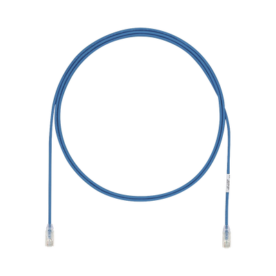 Cable de Parcheo UTP Cat6A, CM/LSZH, Diámetro Reducido (28AWG), Color Azul, 26 ft