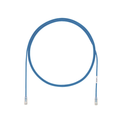 Cable de Parcheo UTP Cat6A, CM/LSZH, Diámetro Reducido (28AWG), Color Azul, 3 m.