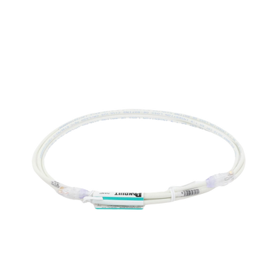 Cable de Parcheo UTP Cat6A, CM/LSZH, Diámetro Reducido (28AWG), Color Blanco Mate, 7ft