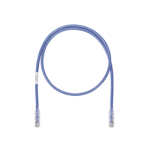 Cable de Parcheo UTP, Cat6A, 24 AWG, CM, Color Azul, 14ft