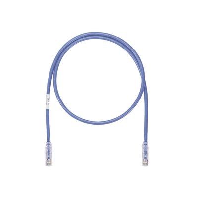 Cable de Parcheo UTP, Cat6A, 24 AWG, CM, Color Azul, 14ft