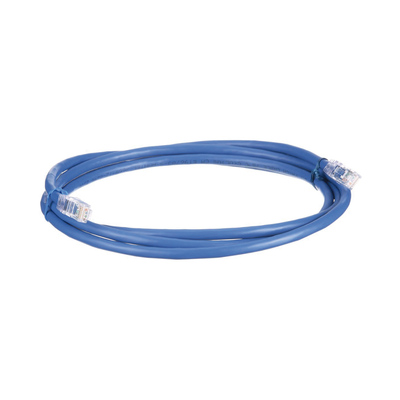 Cable de Parcheo UTP, Cat6A, 24 AWG, CM, Color Azul, 15ft