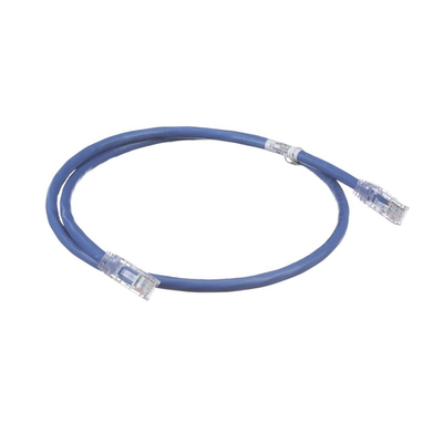 Cable de Parcheo UTP, Cat6A, 24 AWG, CM, Color Azul, 1ft