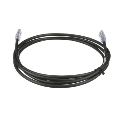 Cable de Parcheo UTP, Cat6A, 24 AWG, CM, Color Negro, 3ft