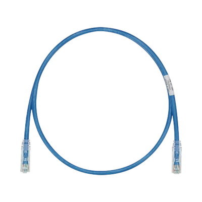 Cable de Parcheo TX6, UTP Cat6, 24 AWG, CM, Color Azul, 0.5 m.