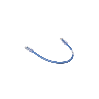 Cable de Parcheo TX6, UTP Cat6, 24 AWG, CM, Color Azul, 1 ft