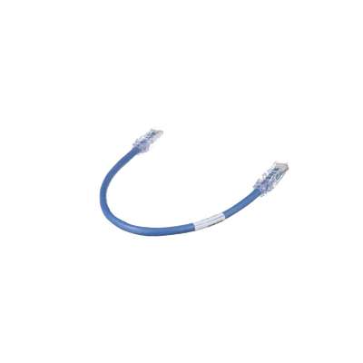 Cable de Parcheo TX6, UTP Cat6, 24 AWG, CM, Color Azul, 1 ft