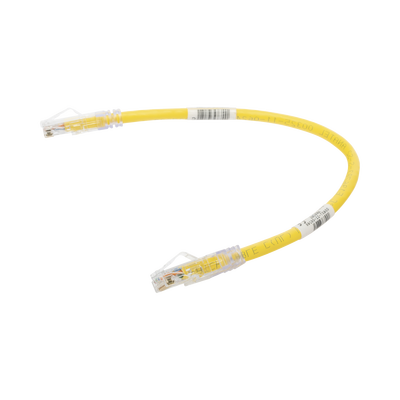 Cable de Parcheo TX6, UTP Cat6, 24 AWG, CM, Color Amarillo, 1ft