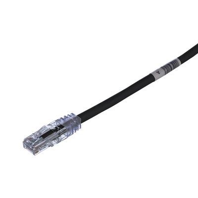 Cable de Parcheo TX6, UTP Cat6, 24 AWG, CM, Color Negro, 3 ft.