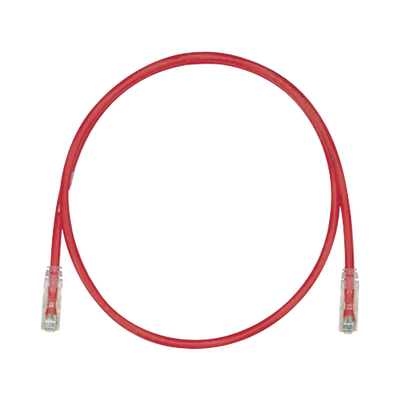 Cable de Parcheo TX6, UTP Cat6, 24 AWG, CM, Color Rojo, 3ft