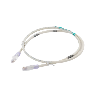 Cable de Parcheo TX6, UTP Cat6, 24 AWG, CM, Color Blanco Mate, 3ft