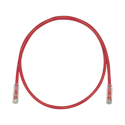 Cable de Parcheo UTP, Cat6A, 24 AWG, CM, Color Rojo, 70ft