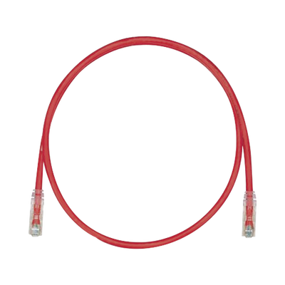 Cable de Parcheo TX6, UTP Cat6, 24 AWG, CM, Color Rojo, 7ft