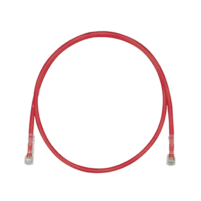 Cable de Parcheo TX6, UTP Cat6, 24 AWG, LSZH, Color Rojo, 8 metros