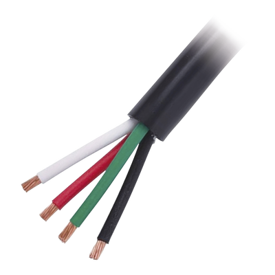 Cable Eléctrico de Uso Rudo 4 Hilos Calibre 16 AWG, Hasta 600 V. Rollo de 100 m.