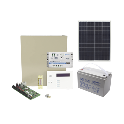 Sistema de Alarma VISTA48LA Alimentado por Celda Solar, incluye Teclado con Receptor Inalambrico