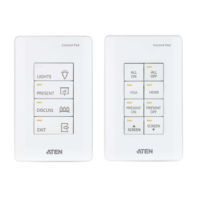 Sistema de control ATEN: panel de control de 8 botones