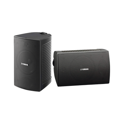 Altavoz de Montaje en Pared | 2 vias | Woofer 4" | Tweeter 1" | IPX3 | 8 ohms | 70/100V | Color Negro | Par