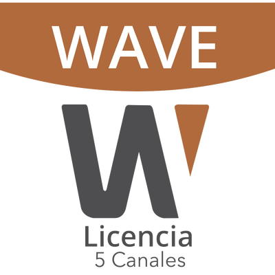 Licencia de 5 Canales de Wisenet Wave Profesional