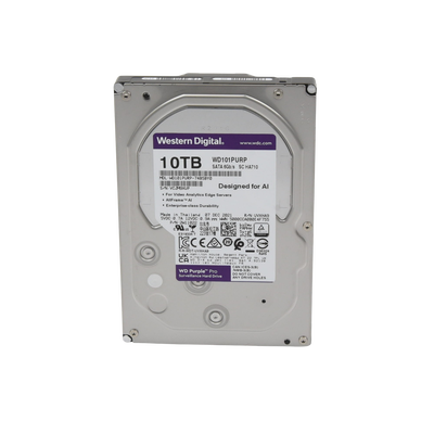 Disco Duro Purple Pro de 10 TB / 7200 RPM / Optimizado para Soluciones de Videovigilancia con Analiticos (Meta Data) / Uso 24-7 / 5 Años de Garantia