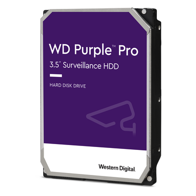 Disco Duro Purple Pro de 10 TB / 7200 RPM / Optimizado para Soluciones de Videovigilancia con Analiticos (Meta Data) / Uso 24-7 / 5 Años de Garantia