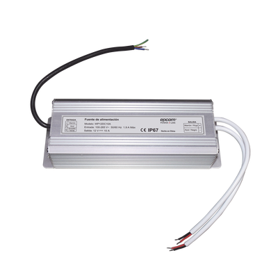 FUENTE DE ALIMENTACION PARA INTEMPERIE WATERPROOF 12 V @ 10 A