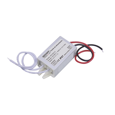 FUENTE DE ALIMENTANTACION PARA INTEMPERIE WATERPROOF 12 V @ 1 A