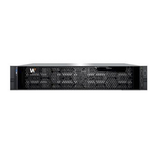 NVR Wisenet WAVE basada en Windows / Montable en Rack 2U / Incluye licencia WAVE-PRO-04 / 470 Mbps throughput / Incluye 108 TB para almacenamiento