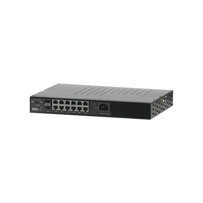 Switch WISP PoE Administrable de 14 puertos (12 PoE Gigabit + 2 SFP) 400W, entrada de 110/220 Vca