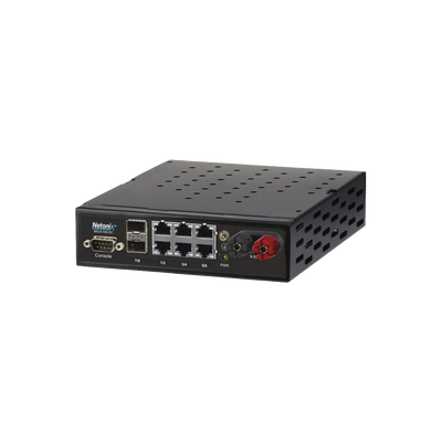 Switch WISP PoE pasivo Administrable de 8 puertos (6 PoE Gigabit + 2 SFP) entrada de 9-72 Vcc