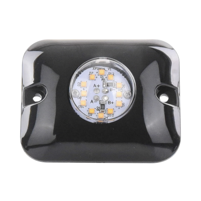 Luz Oculta Ultra Brillante con 12 LED, Color Ambar