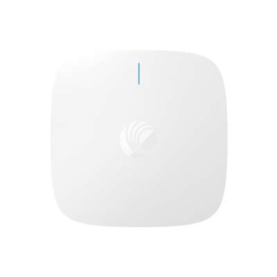 Access Point cnPilot XE3-4 WiFi 6/6E 802.11ax (2.4, 5 y 6 GHz), 3 radios definidos por software (SDR), MU-MIMO 4x4, Políticas de control de aplicaciones, hasta 1,500 clientes, gestión desde la nube, hasta 6.6 Gbps.