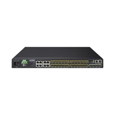 Switch Core Capa 3, 24 Puertos SFP 100/1000X, 8 Puertos Compartidos Gigabit Ethernet, 4 Puertos SFP de 10 Gbps