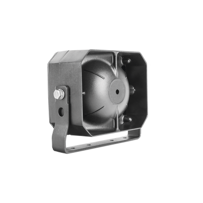 Bocina Compacta de uso rudo, 100 Watts de Potencia, Ideal para vehículos de encubierto, 8 Ohms de Impedancia