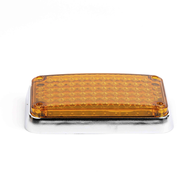 Luz de Advertencia de 6X4", Color Ambar, Ideal para Ambulancias
