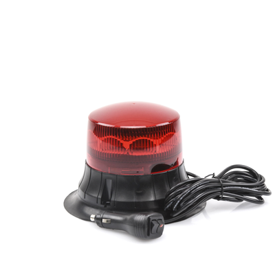 Burbuja LED giratoria color rojo, 9 LEDs, montaje magnético