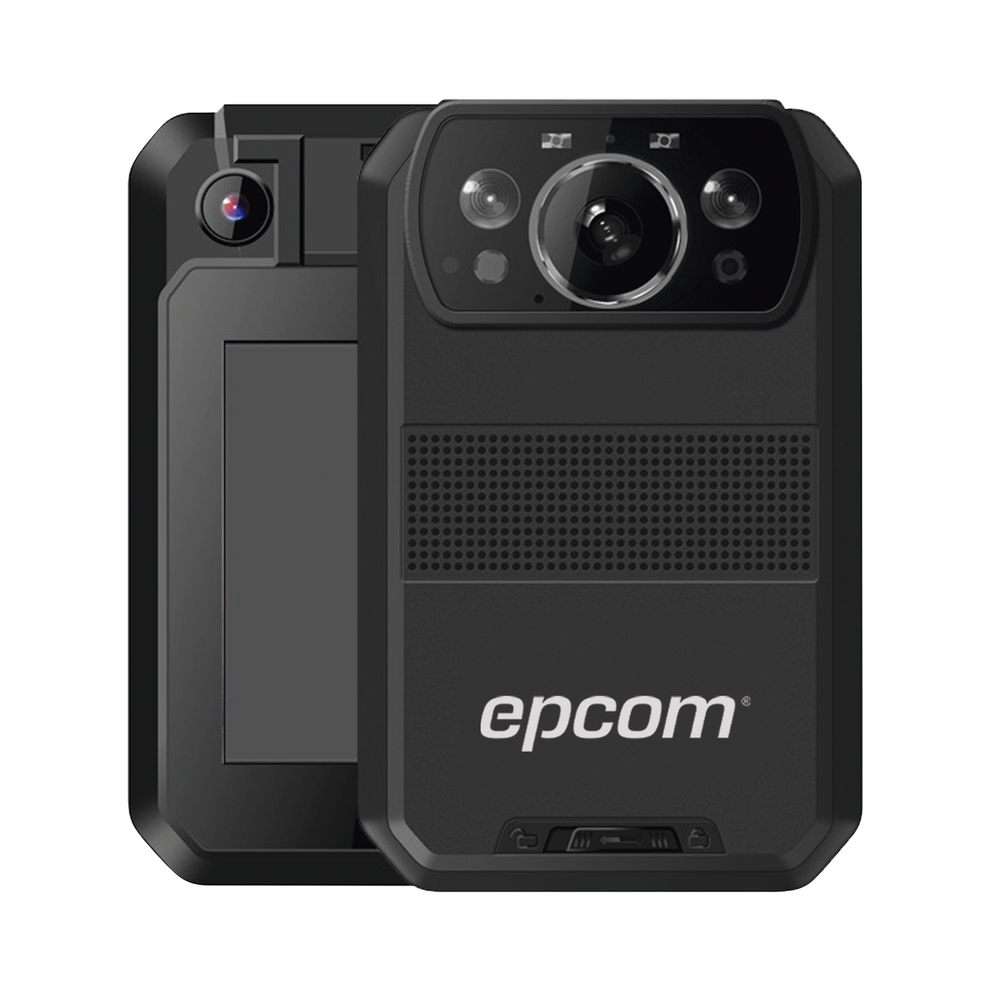 Body Camera para Seguridad / Video 4K / GPS Interconstruido / Conexión 4G-LTE / WiFi / Bluetooth / Sistema Basado en Android / Exterior IP66
