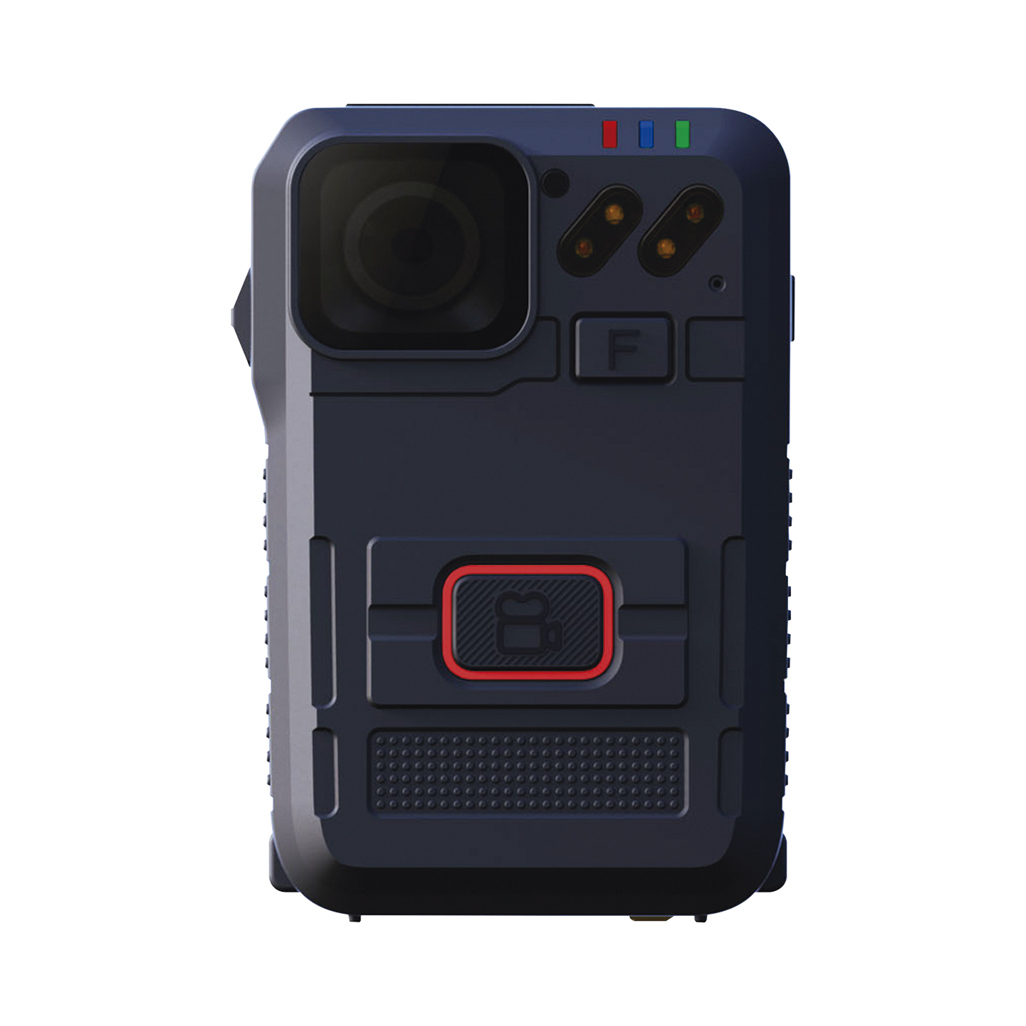 Body Camera para Seguridad, Video Full HD, Descarga de Vídeo automática con estación, Pantalla TFT con indicador de batería y memoria.