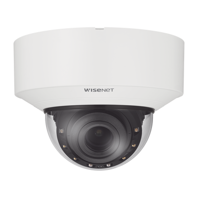 Cámara Domo IP 4K con IA / Lento Motorizado de 4.5 a 9.3mm / P-Iris, WDR 120dB / Ranura SD / Protección IP52 e IK08