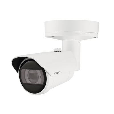 Camara Bala IP 4K con IA / Lente Motorizado 4.5 a 9.3mm / WDR 120dB / H.265 / RanuraSD / Protección IP67 IK10 NEMA4X / IR 40m