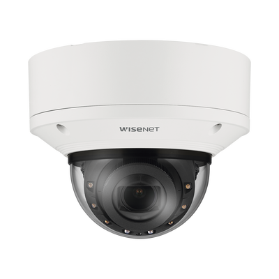 Cámara Domo 4K con IA, Antivandalica / Lente Motorizado de 4.5 a 10mm / P-Iris / WDR 120dB / IP67 / IP6K9K, IK10+, NEMA4X