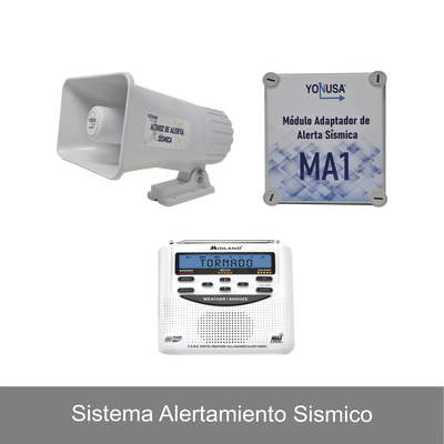 KIT de Alertamiento SISMICO con Audio Oficial SASMEX