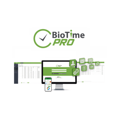 Software de Gestión Centralizada de Asistencia BIOTIMEPRO Licencia BIG PROJECT 300 dispositivos y 30 mil empleados